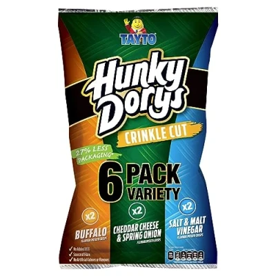 Image of Hunky Dorys Crisps from Ireland Variety Pack (24 x 25g)