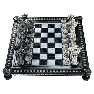 Image of The Noble Collection Harry Potter Final Challenge Chess Set 20.5in (52cm) Board Officially Licensed Film Movie Props Replicas Gifts