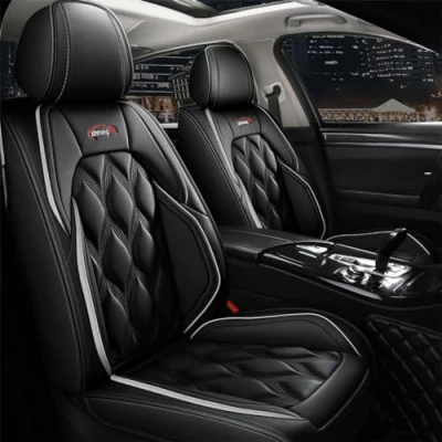 Image of DENGFU Car Seat Covers Universal Set for Kia Proceed(JD)/Ceed GT(JD)/Ceed GT Line(JD) Accessories, Grey