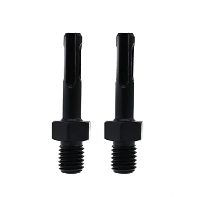 Image of SHDIATOOL 2PK Adapters M14 Male Thread to SDS Plus Connection Converter of Drill Core Bits Fitted on Hammer or Electric