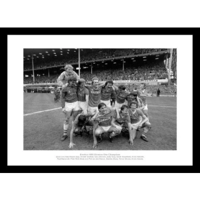 Image of Everton FC 1985 League Champions Classic Framed Photo Memorabilia