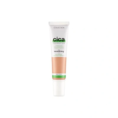 Image of Collection Cosmetics Hydrating Medium Coverage Cica Foundation Infused with Anti Redness, Vegan Foundation, 30ml, Maple
