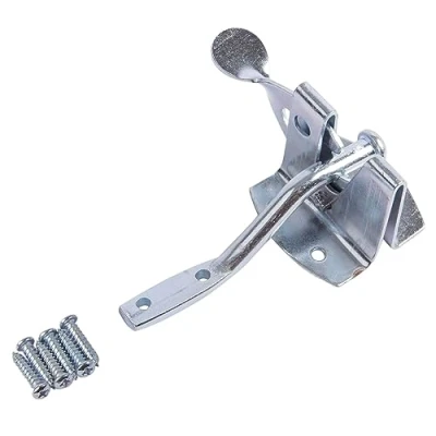 Image of Silver Steel Auto Gate Latch By Blackspur