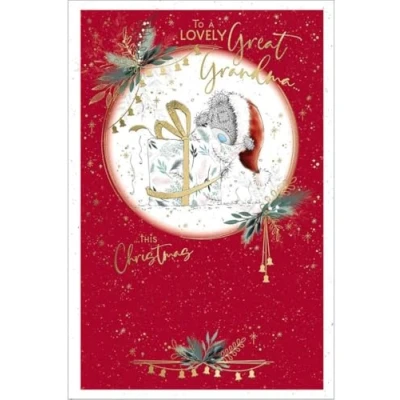 Image of Me To You Bear Lovely Great Grandma Christmas Card