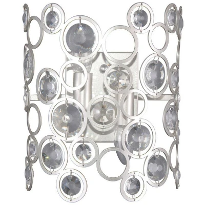 Image of Nardo Modern Wall Lamp Champagne Silver 2 Light , E14 Italux