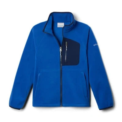 Image of Columbia FAST TREK IV FULL ZIP Unisex Fleece jacket for kids, Size: Small, Mountain blue