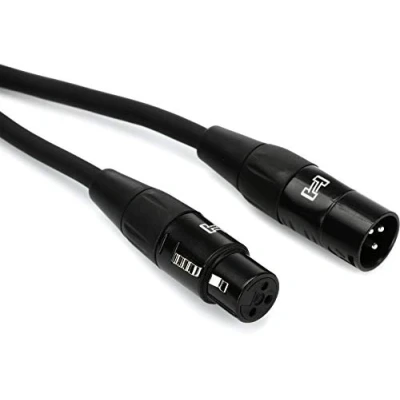 Image of Hosa HMIC 015 REAN XLR3F to XLR3M Pro Microphone Cable, 15 feet
