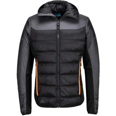 Image of Portwest EV4 Insulated Baffle Jacket Metal Grey Small