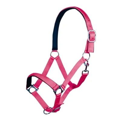 Image of HKM Sports Equipment Headcollar Stars Softice Soft Lined Pink Cold Blooded