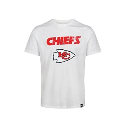 Image of Recovered Kansas City Chiefs White NFL Est Ecru T Shirt