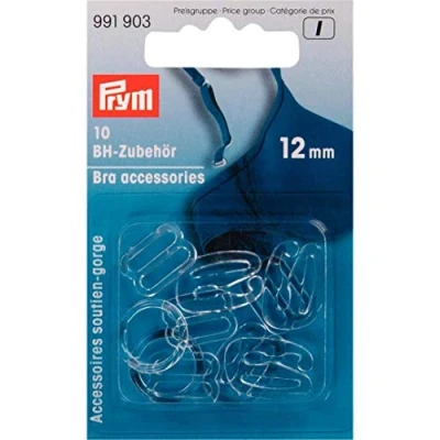 Image of Prym Bra Accessories, 12mm, KST, Transparent, 10 Stück