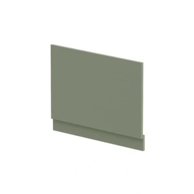 Image of nuie BPR812 Modern Bathroom Straight Bath End Panel and Plinth, 560 x 730 36mm, Satin Green