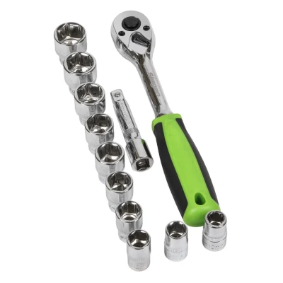 Image of Siegen Socket Set 12pc 3/8&quot;Sq Drive WallDrive® Metric