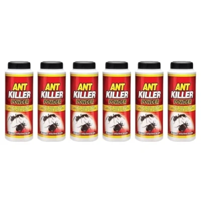 Image of PNJB, Ant Killer Powder For Indoor And Outdoor Use Strongest Lawns, Home, Garden To Kill Ants, Cockroaches, Woodlice, Earwigs Crawling Insects (6XPACK)