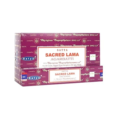Image of Satya Incense Sacred Lama Premium Joss Sticks (15g PKT 15 20 sticks)