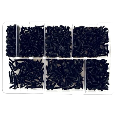 Image of Connect 35002 Assorted Self Tapping Black Flanged Screws Box 700pc