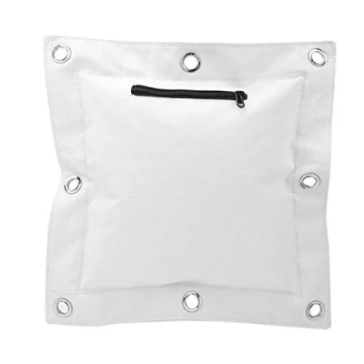Image of Kuuleyn Boxing Sand Bag, Muay Thai Wing Chun Wall Canvas Punch Empty Bag Target with Zipper for Sanda Ordinary Kung Fu Students(L)