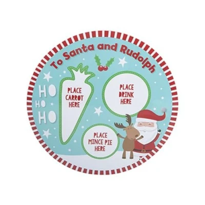 Image of PMS Night Before Christmas Placemat Corked Back Treats for Santa/Rudolph