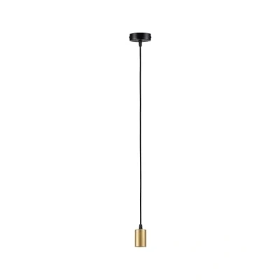 Image of Paulmann 71134 luminaire Ravi IP44 E27 max. 60W Black matt, Gold Pendant lamp not Included
