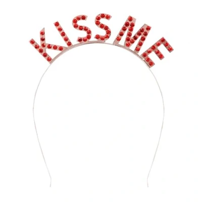 Image of Boland 01449 Tiara Kiss Me Headband for Theme Party or Carnival, Accessory Fancy Dress Costumes and JGA
