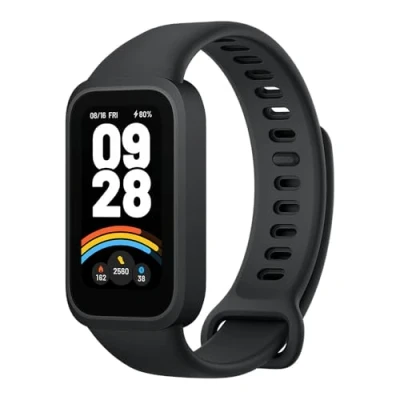 Image of Xiaomi Smart Band 9 Active, 1.47&quot; TFT Screen, Health Monitoring: SpO2, Heart Rate, Sleep and Stress, 50 Sport Modes, Water Resistance 5 ATM, Battery Life 18 days, Black, 45.90 x 26.94 9.99