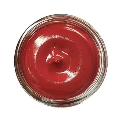Image of Famaco 50ml Red Rouge Automne Leather Deluxe Cream Polish for Boot and Shoe with Application Brush Nourish Protector Kit Boots Shoes