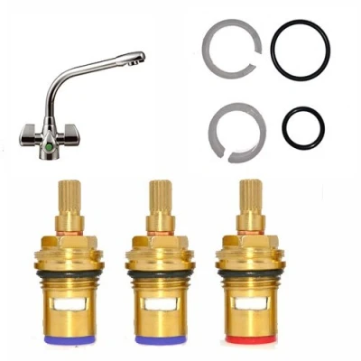 Image of Franke Triflow Moderne Complete Tap Repair Kit Spout O Ring and Ceramic Cartridges