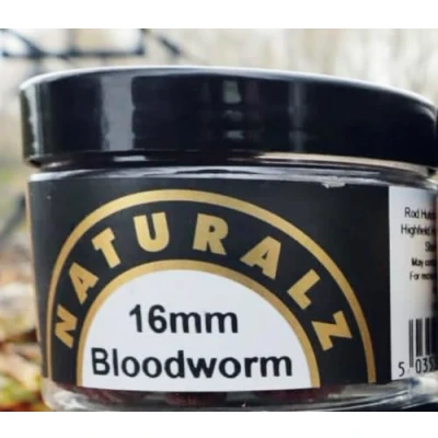 Image of Rod Hutchinson Naturalz Bloodworm Wafters 16mm Fishing Bait