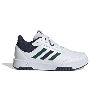 Image of adidas Performance Tensaur Sport 2.0 Unisex Training shoe for kids, Size: 10K, Footwear white/collegiate green/collegiate navy