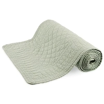 Image of Mary Berry Signature Cotton Table Runner Pistachio