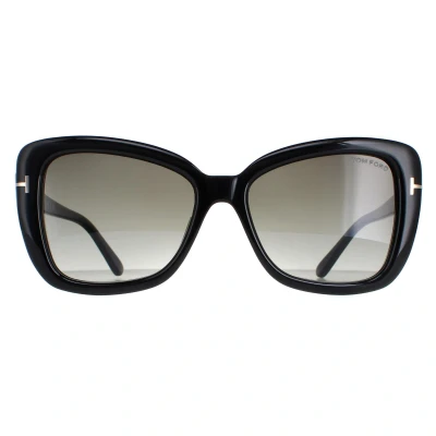 Image of Tom Ford Sunglasses, Women&#039;s, Size: 55, Shiny black