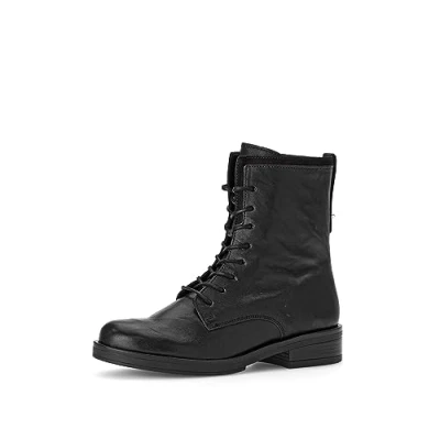 Image of Gabor Women&#039;s Lace Up Ankle Boots, Best Fitting, Black 57, 8 UK