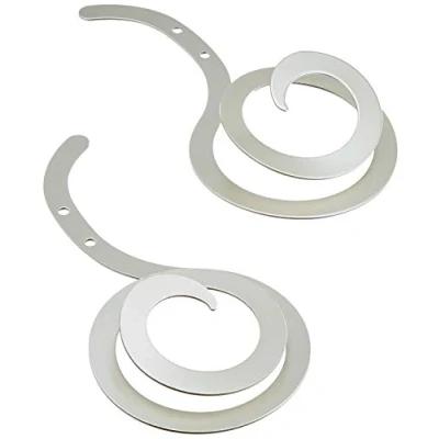 Image of Gardinia Decorative Snail Matte Silver, Steel, 1.2 x 25 cm