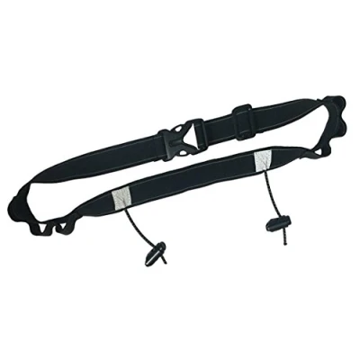 Image of Triathlon Race Number Belt with Elastic No Tie Shoelaces in Black I AM UK Seller! (Belt ONLY)