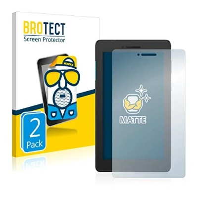 Image of brotect Screen Protector Anti Glare compatible with Lenovo Tab E7 (2 Pack) Matte, Fingerprint Protection Film