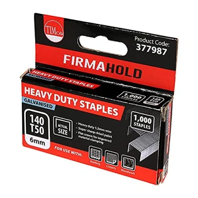 Image of TIMCO Firmahold Staples Heavy Duty Chisel Point Galvanised