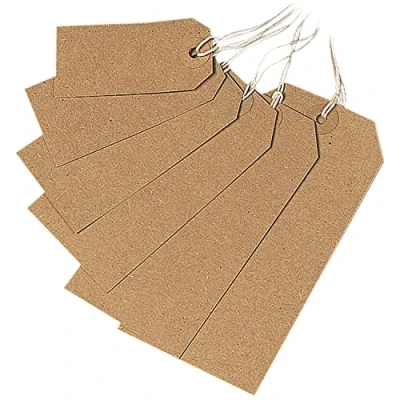 Image of Q Connect Strung Tag 70x35mm Buff (Pack of 1000) KF01596