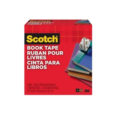 Image of Scotch Book Repair Tape, 50.8mm x 13.7m, 1 roll