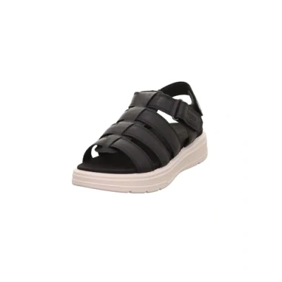 Image of Legero Women&#039;s sunwalker Flat Sandal, Black 0100, 7 UK