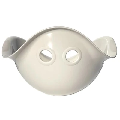Image of MOLUK Bilibo Bowl Shape Toy for Toddlers Non Toxic Plastic, Travel Friendly Bath Creative Indoor Outdoor Stimulates Imagination and Creativity, Fun Play Child Toys Gift Ideas Beige