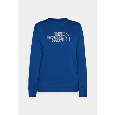 Image of The North Face DREW PEAK Light CREW Sweatshirt, Women&#039;s, Size: 8/10, Estate blue/white dune