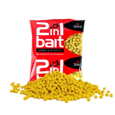 Image of Fjuka 2in1 Yellow Fishing pellets