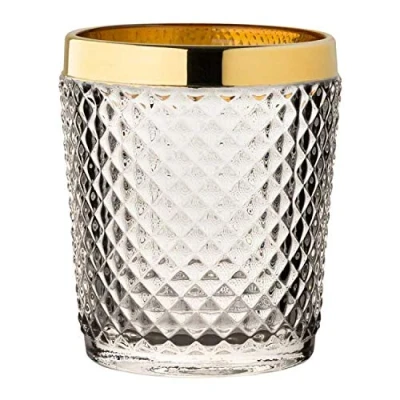 Image of Utopia Dante Double Old Fashioned Gold 12oz 340ml, R90096 GOLD00 B01006, Pack of 6