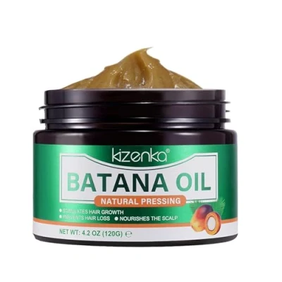 Image of Raw Batana Oil for Hair Growth, Organic Mask Dry Damaged and Moisturizes Skin, Cream Healthier, Thicker, Fuller