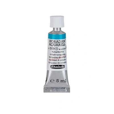 Image of Schmincke HORADAM® AQUARELL finest artists&#039; watercolours, cobalt turquoise 5 ml