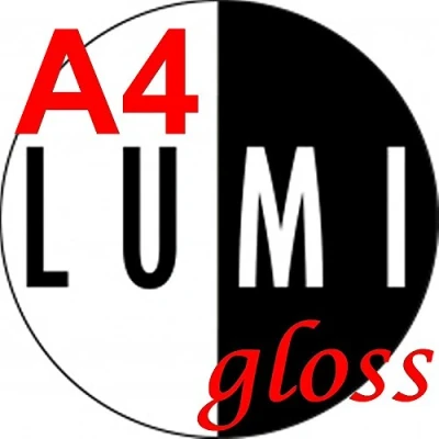 Image of 75 Sheets of A4 130Gsm Lumi Gloss Laser Digital 2 Sided Printer Paper, for Printers Using Dry Toner