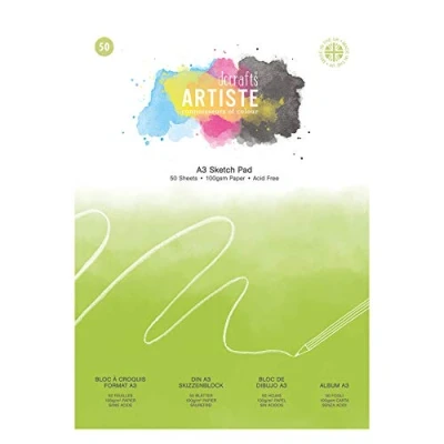 Image of Artiste A3 Sketch Pad 100gsm 50 Sheets