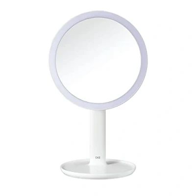 Image of EKO iMira 5x Magnifying LED Mirror Advanced Ultra Clear Mirror, Matte White, Magnification, 18cm