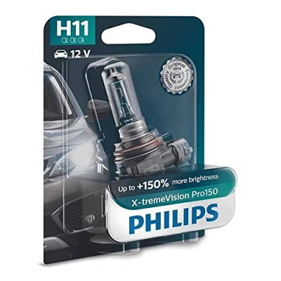 Image of 7701049263 Light Bulbs PHILIPS 12362XVPB1 H11 12V 55W PGJ19 2 Halogen AUDI: A6 C6 Saloon, A4 B7 C7 MERCEDES BENZ: E Class Saloon