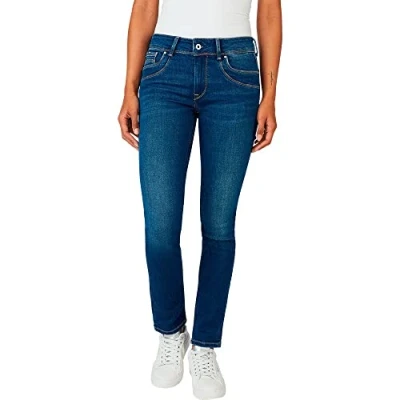 Image of Pepe Jeans Women&#039;s Brookes Jeans, Blue (Denim GW1), 27W / 30L